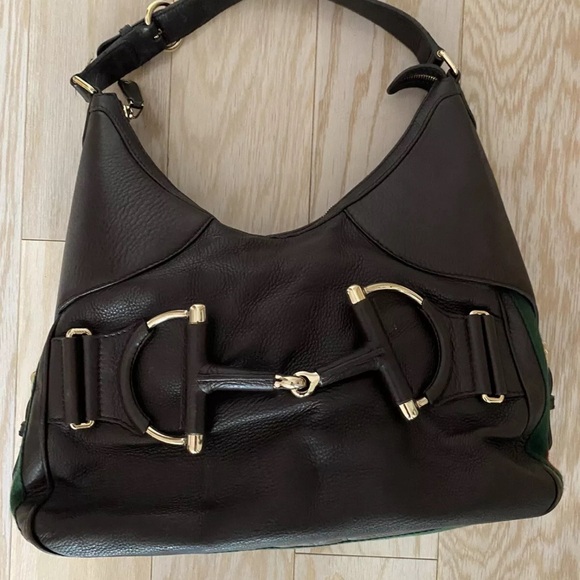 Beautiful Gucci Heritage Horsebit Hobo Bag Brown leather - Picture 2 of 14